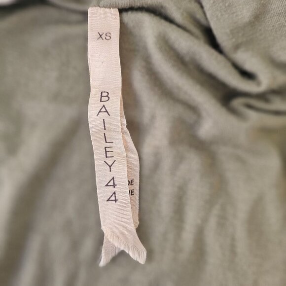 Bailey 44 Asymmetrical Ruched Floral Tank Stretch Rayon Knit Raw Hem Womens XS - Picture 6 of 8